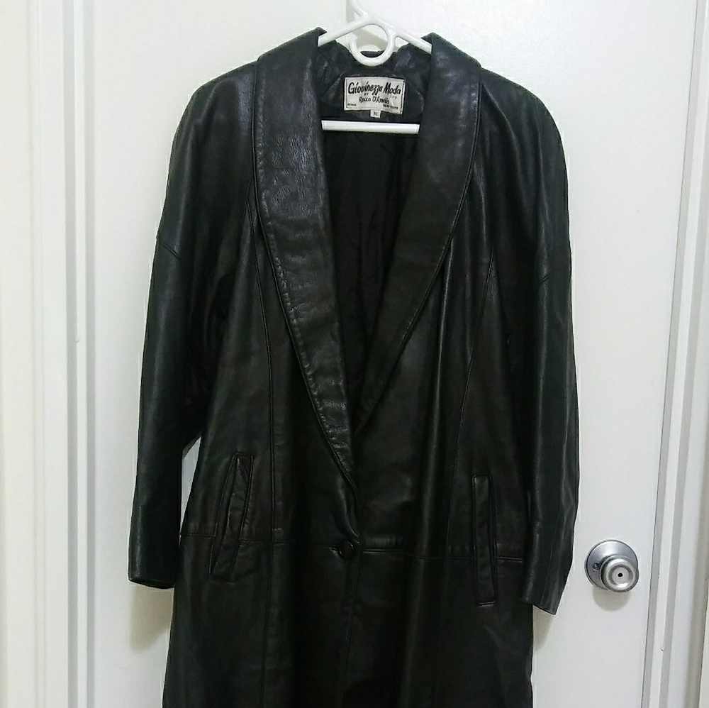 Giovineza Moda leather coat